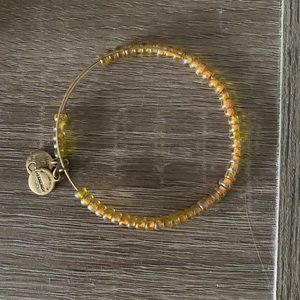 Alex & Ani orange beaded bracelet